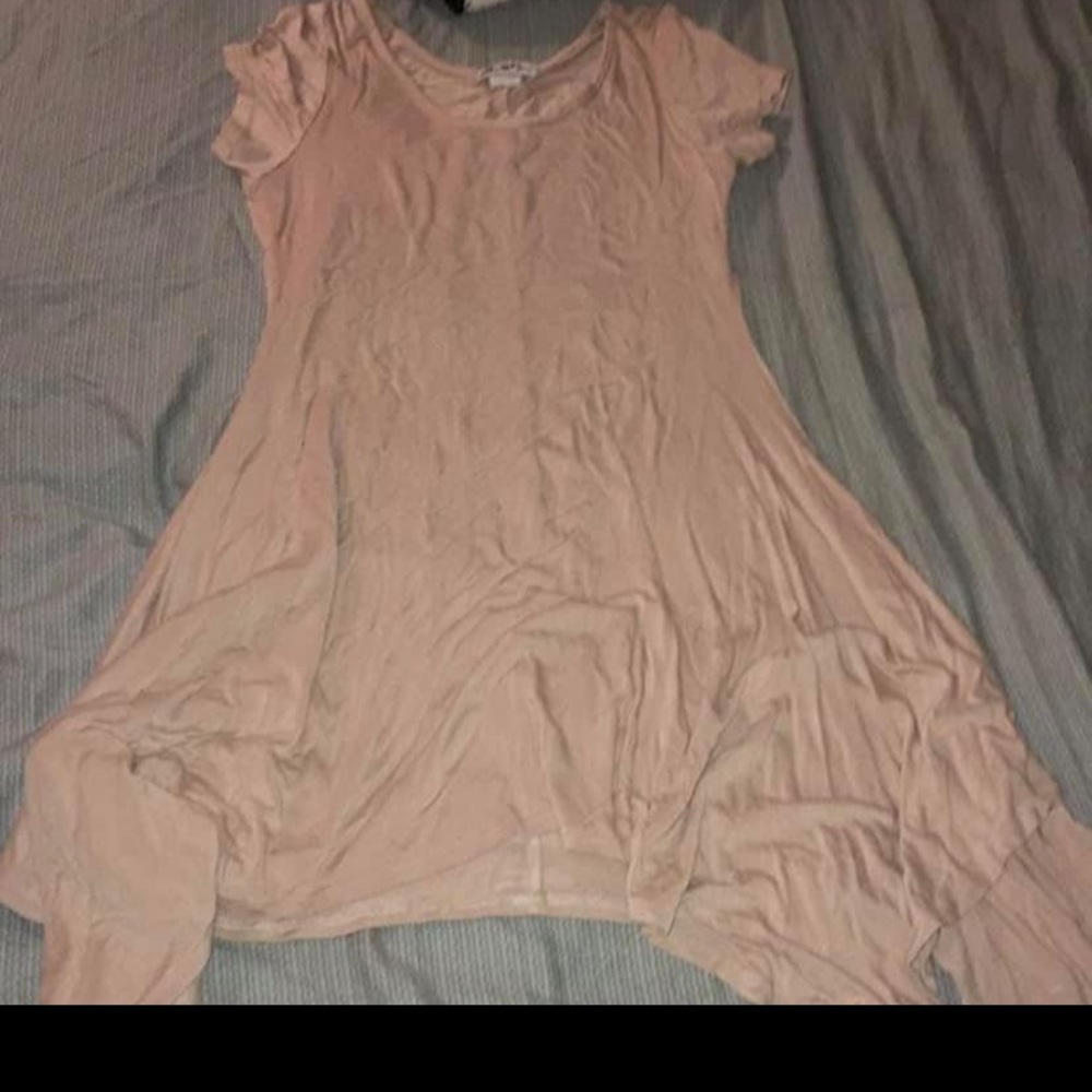 tan dress